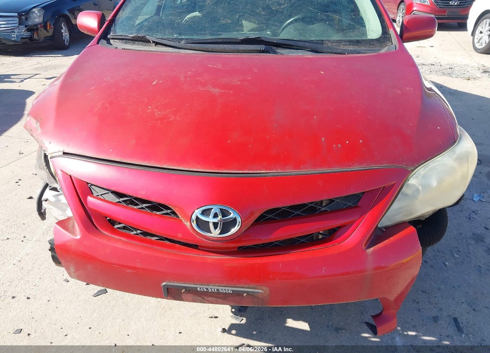 2011 TOYOTA COROLLA LE VIN: 2T1BU4EE4BC590219