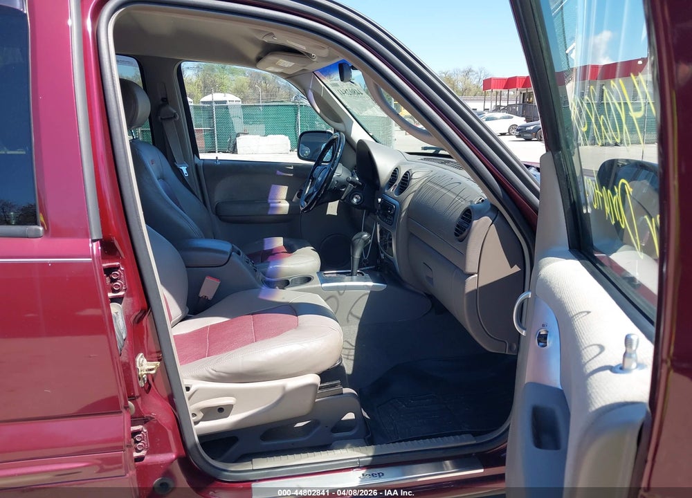 2002 JEEP LIBERTY LIMITED EDITION VIN: 1J4GL58K02W297449