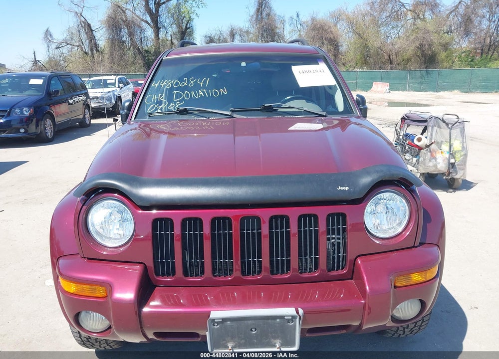 2002 JEEP LIBERTY LIMITED EDITION VIN: 1J4GL58K02W297449