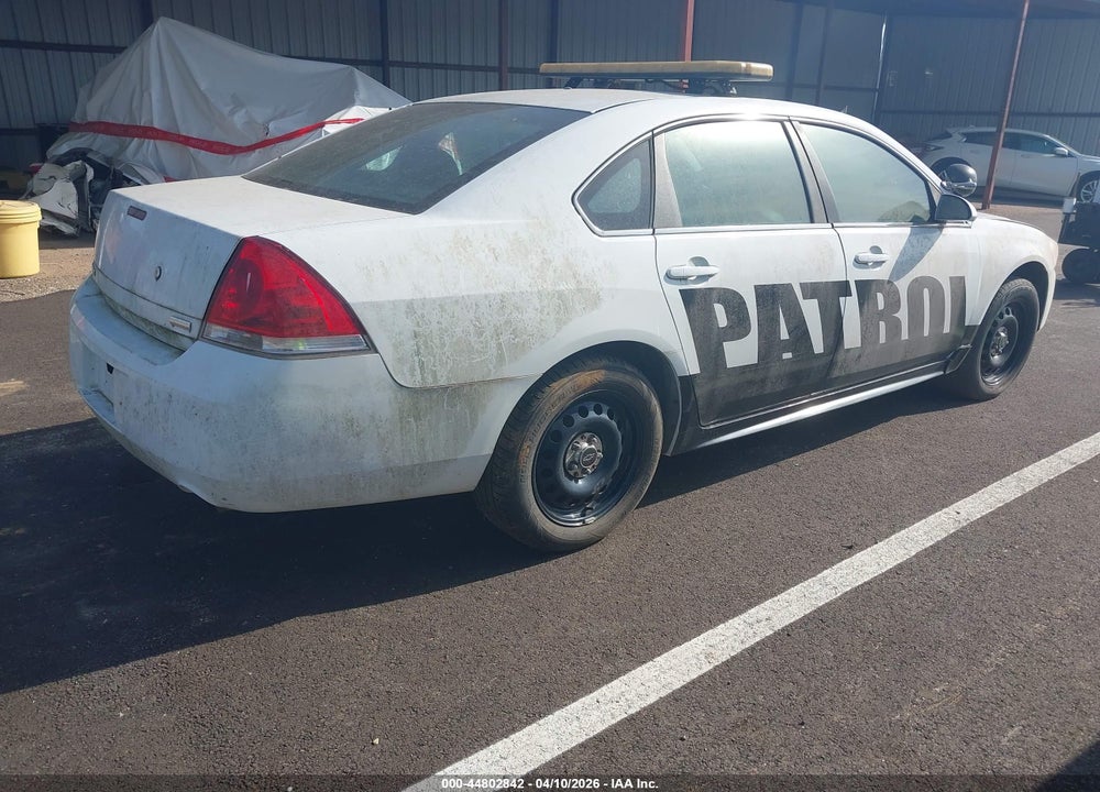2012 CHEVROLET IMPALA POLICE VIN: 2G1WD5E32C1315804