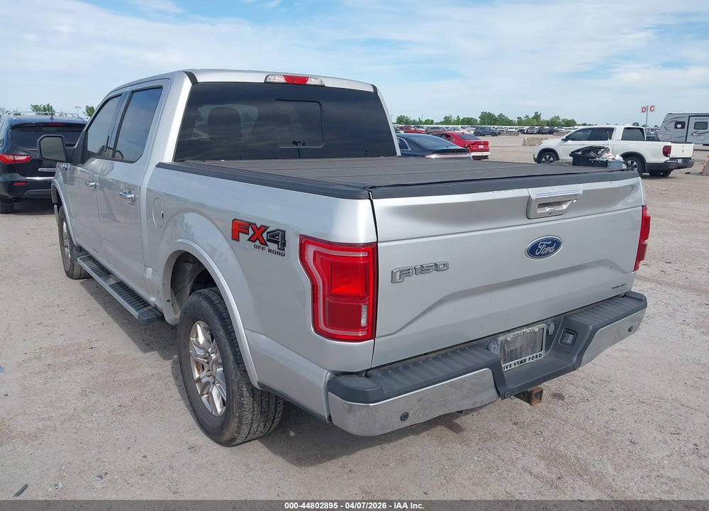 2016 FORD F-150 LARIAT VIN: 1FTEW1EF3GKD14683