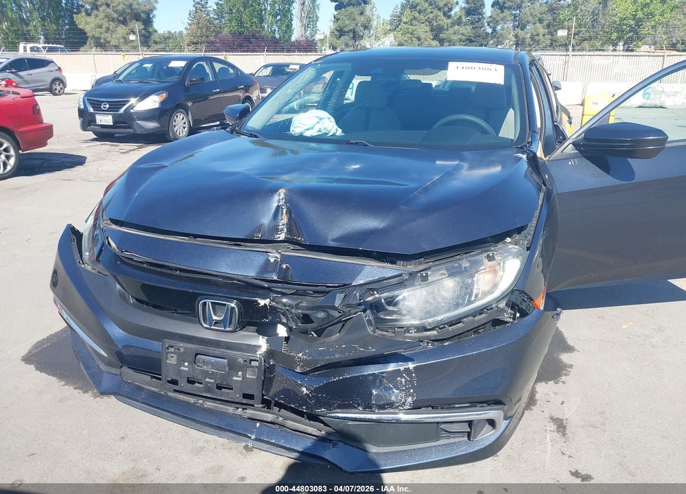 2019 HONDA CIVIC LX VIN: 2HGFC2F66KH532488