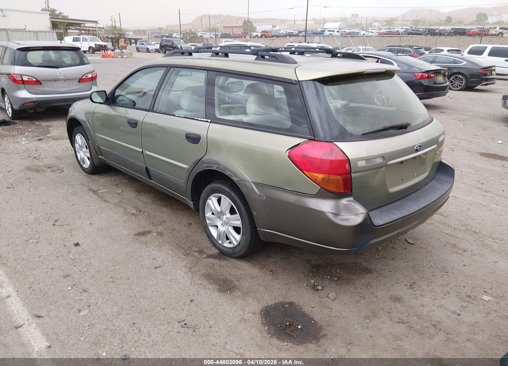 2005 SUBARU OUTBACK 2.5I VIN: 4S4BP61C056376441