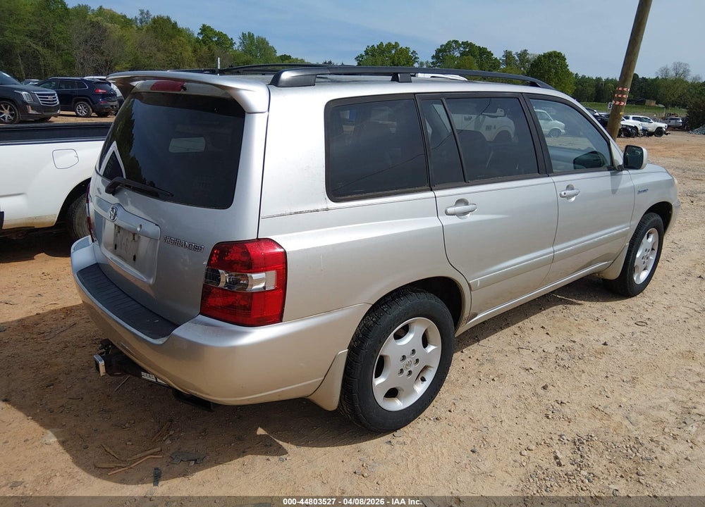 2005 TOYOTA HIGHLANDER LIMITED V6 VIN: JTEEP21A350116431