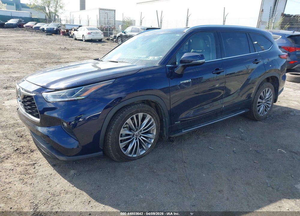 2021 TOYOTA HIGHLANDER HYBRID PLATINUM VIN: 5TDEBRCH2MS041268