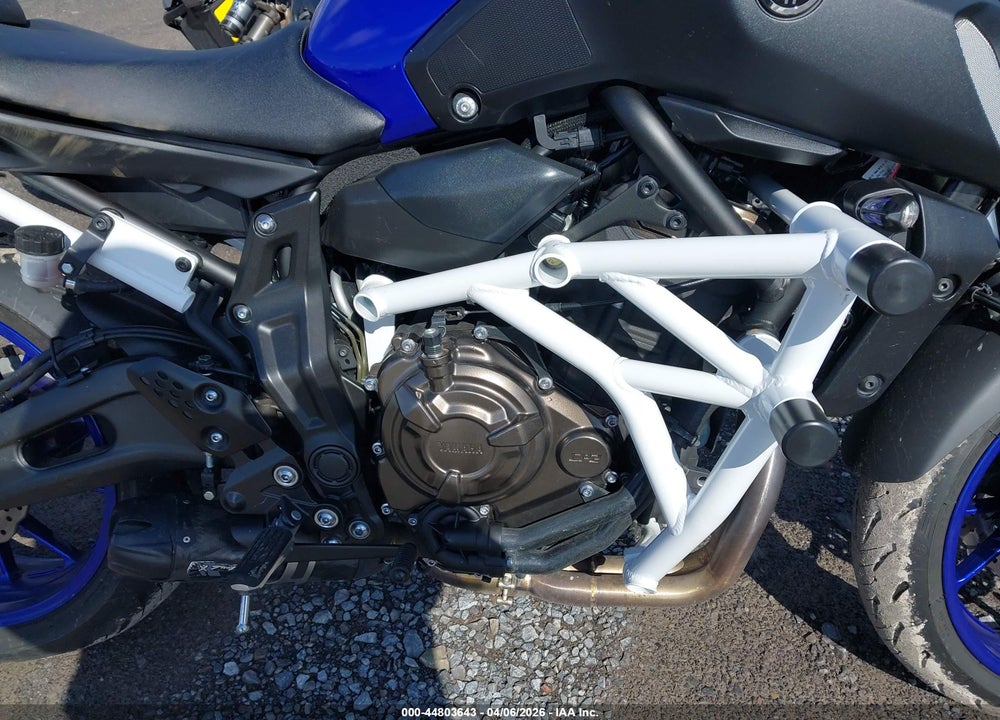 2018 YAMAHA MT07 VIN: JYARM27E8JA001543