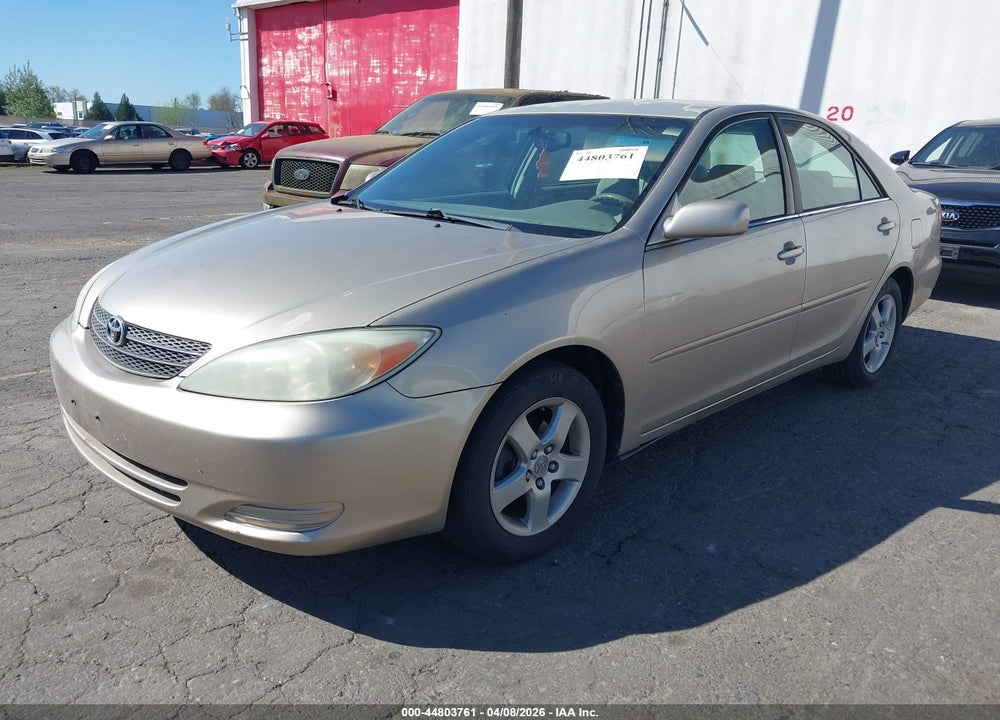 2004 TOYOTA CAMRY LE VIN: 4T1BE32K34U263328