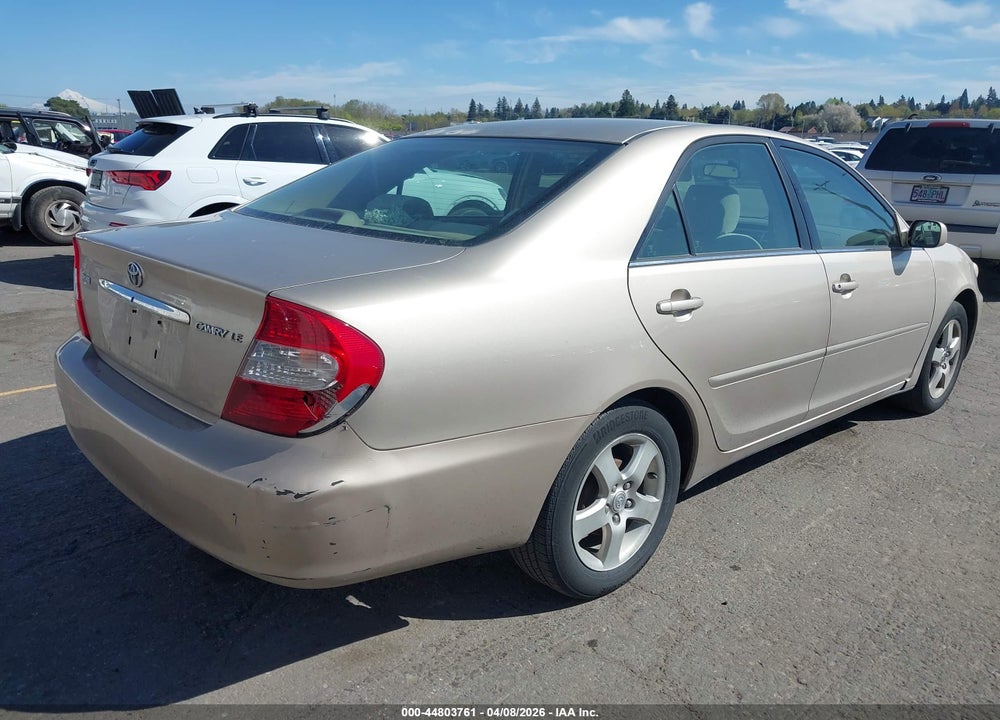 2004 TOYOTA CAMRY LE VIN: 4T1BE32K34U263328