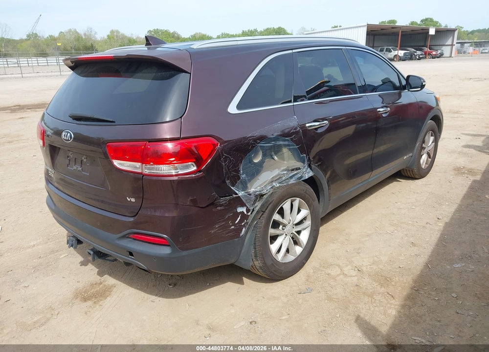 2016 KIA SORENTO 3.3L LX VIN: 5XYPGDA59GG019839