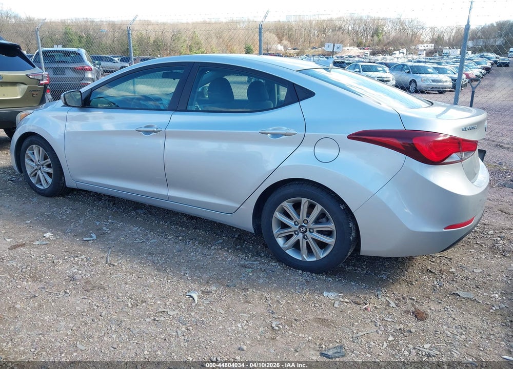 2014 HYUNDAI ELANTRA SE VIN: 5NPDH4AE0EH462922