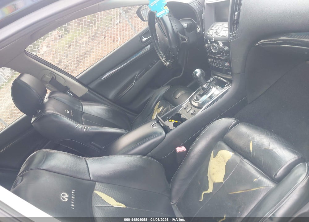 2012 INFINITI G37X VIN: JN1CV6AR6CM681960