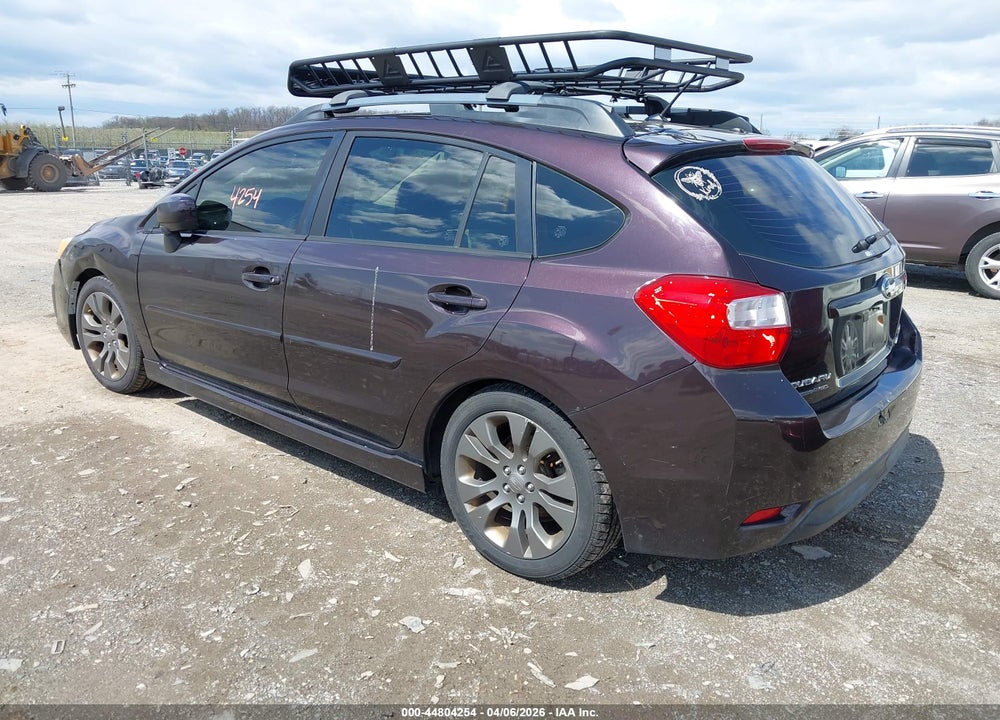 2013 SUBARU IMPREZA 2.0I SPORT PREMIUM VIN: JF1GPAL68D2217151