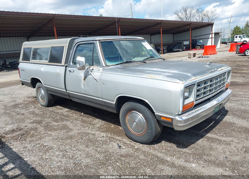 1983 DODGE D-SERIES D150 VIN: 1B7GD14T7DS468430