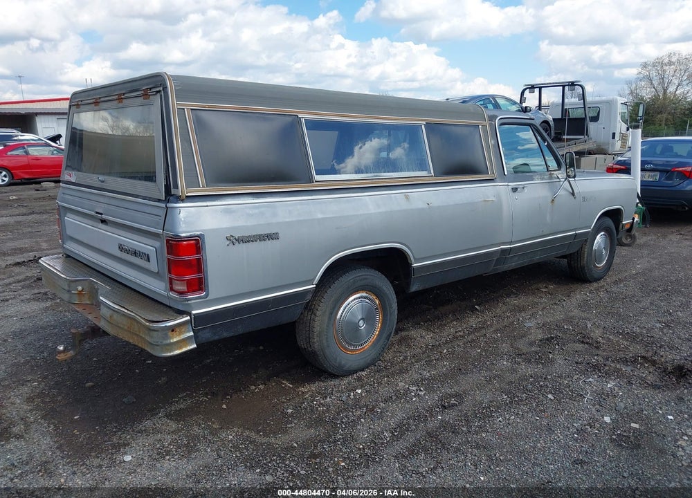 1983 DODGE D-SERIES D150 VIN: 1B7GD14T7DS468430