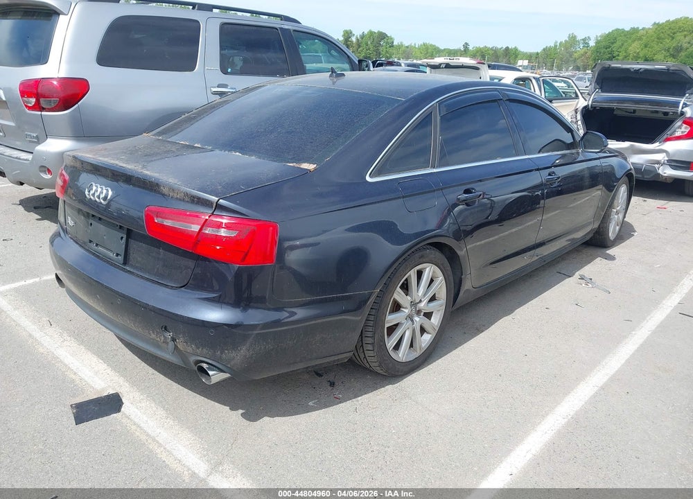 2013 AUDI A6 2.0T PREMIUM VIN: WAUDFAFC1DN074492