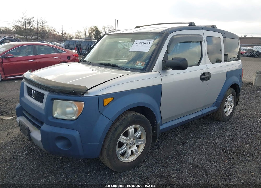 2006 HONDA ELEMENT EX VIN: 5J6YH28676L006654