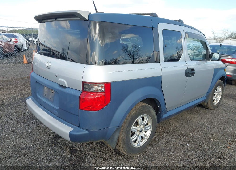 2006 HONDA ELEMENT EX VIN: 5J6YH28676L006654