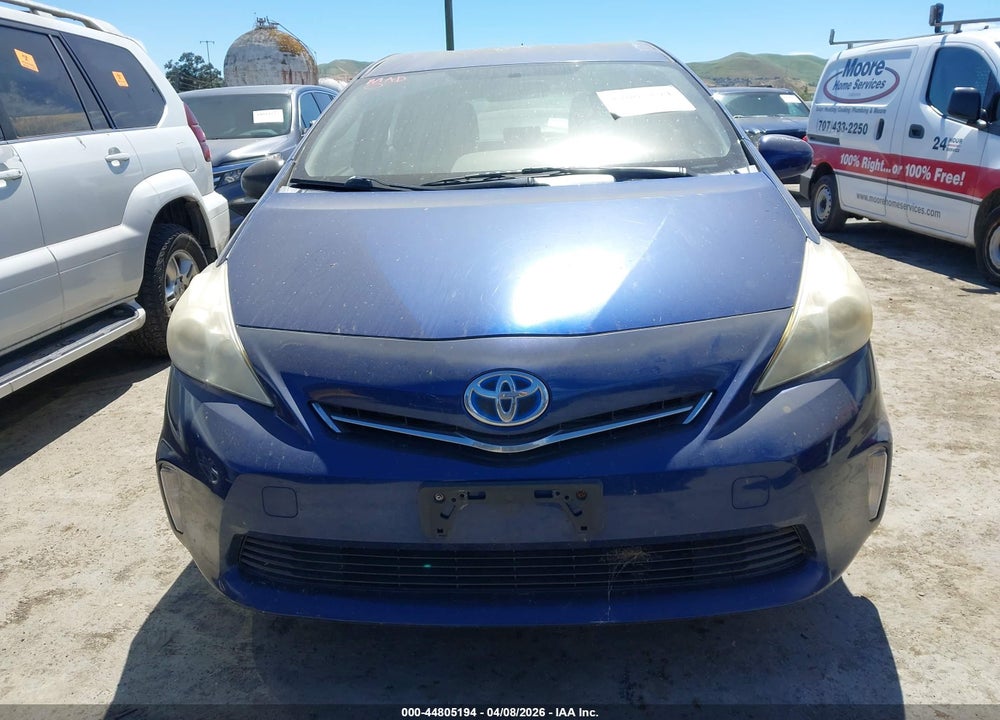 2012 TOYOTA PRIUS V TWO VIN: JTDZN3EU6C3184661