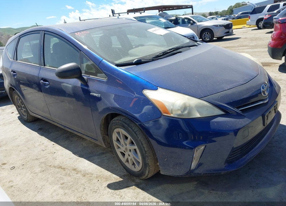 2012 TOYOTA PRIUS V TWO VIN: JTDZN3EU6C3184661