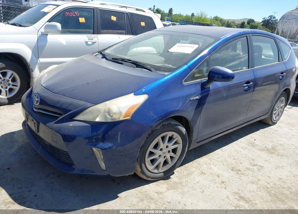 2012 TOYOTA PRIUS V TWO VIN: JTDZN3EU6C3184661