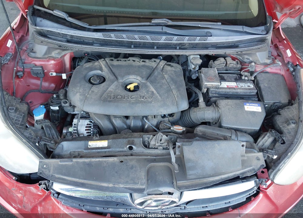 2012 HYUNDAI ELANTRA GLS (ULSAN PLANT) VIN: KMHDH4AE3CU184578