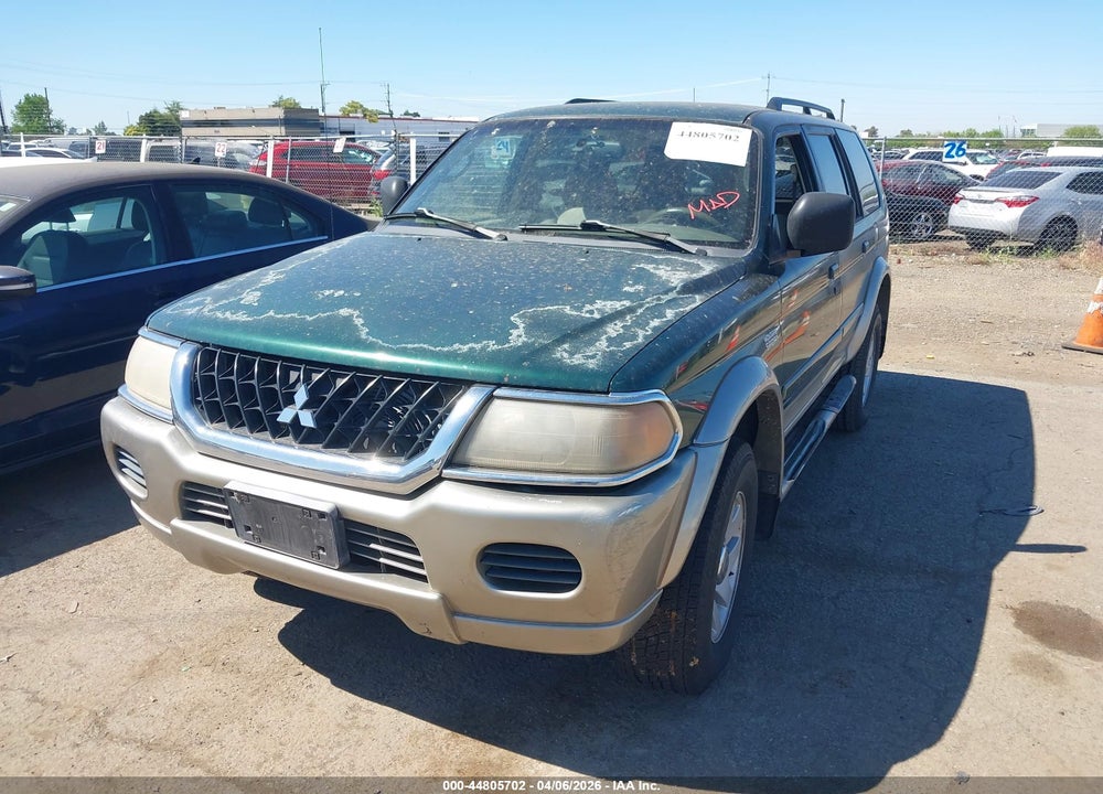 2002 MITSUBISHI MONTERO SPORT XLS VIN: JA4MT31RX2P010756