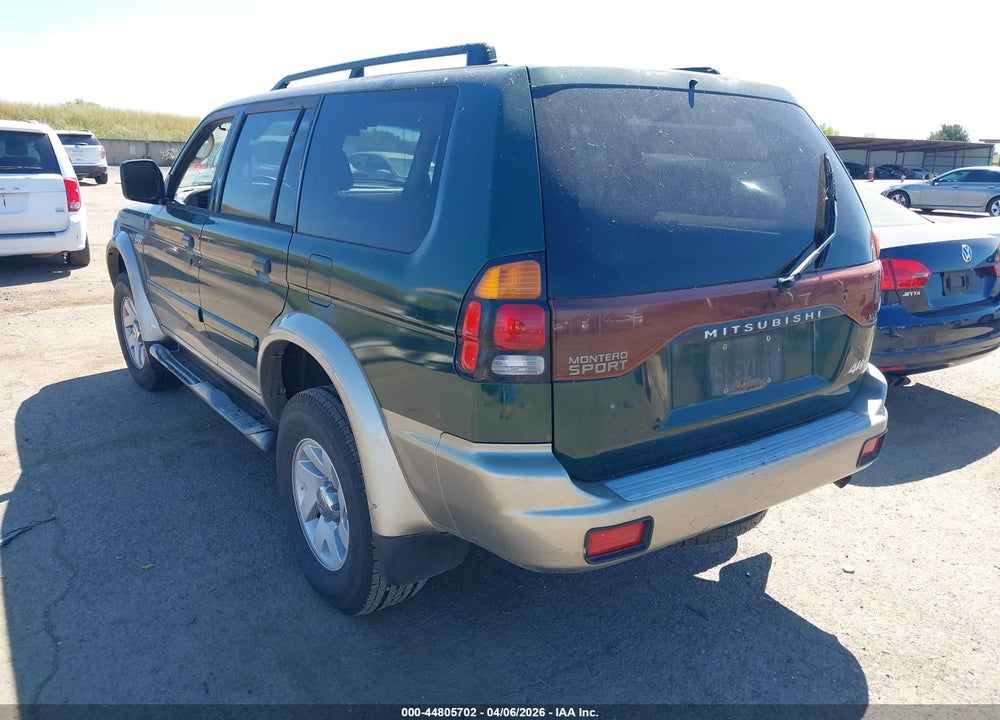 2002 MITSUBISHI MONTERO SPORT XLS VIN: JA4MT31RX2P010756