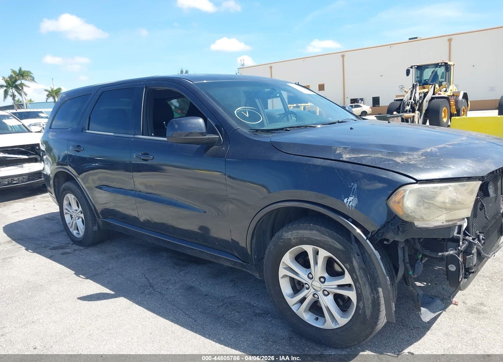 2013 DODGE DURANGO SX VIN: 1C4RDHAG1DC671834