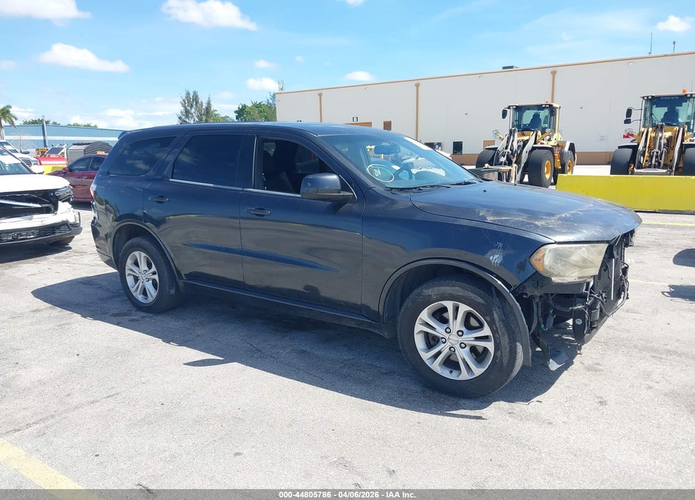 2013 DODGE DURANGO SX VIN: 1C4RDHAG1DC671834