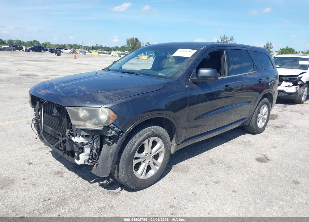 2013 DODGE DURANGO SX VIN: 1C4RDHAG1DC671834