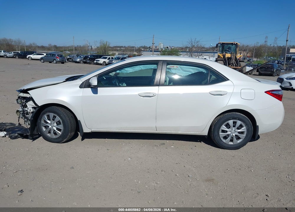 2014 TOYOTA COROLLA LE ECO VIN: 5YFBPRHE8EP017733
