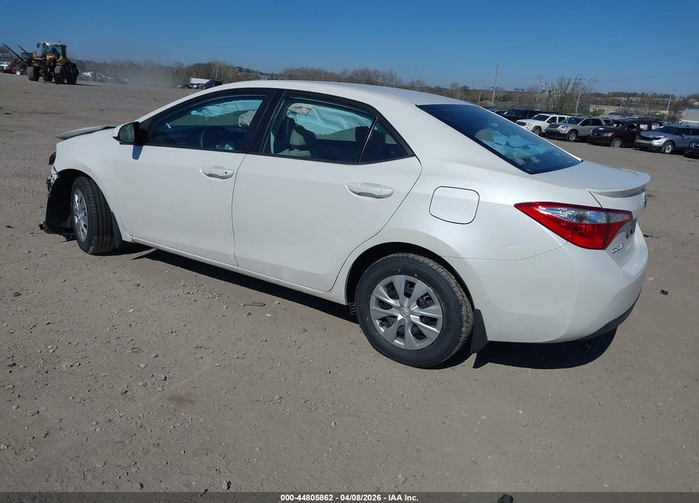 2014 TOYOTA COROLLA LE ECO VIN: 5YFBPRHE8EP017733