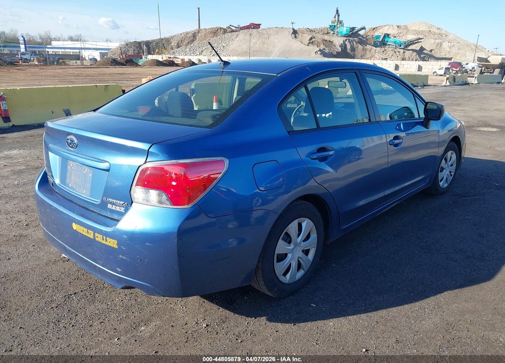 2014 SUBARU IMPREZA 2.0I VIN: JF1GJAA64EH022876