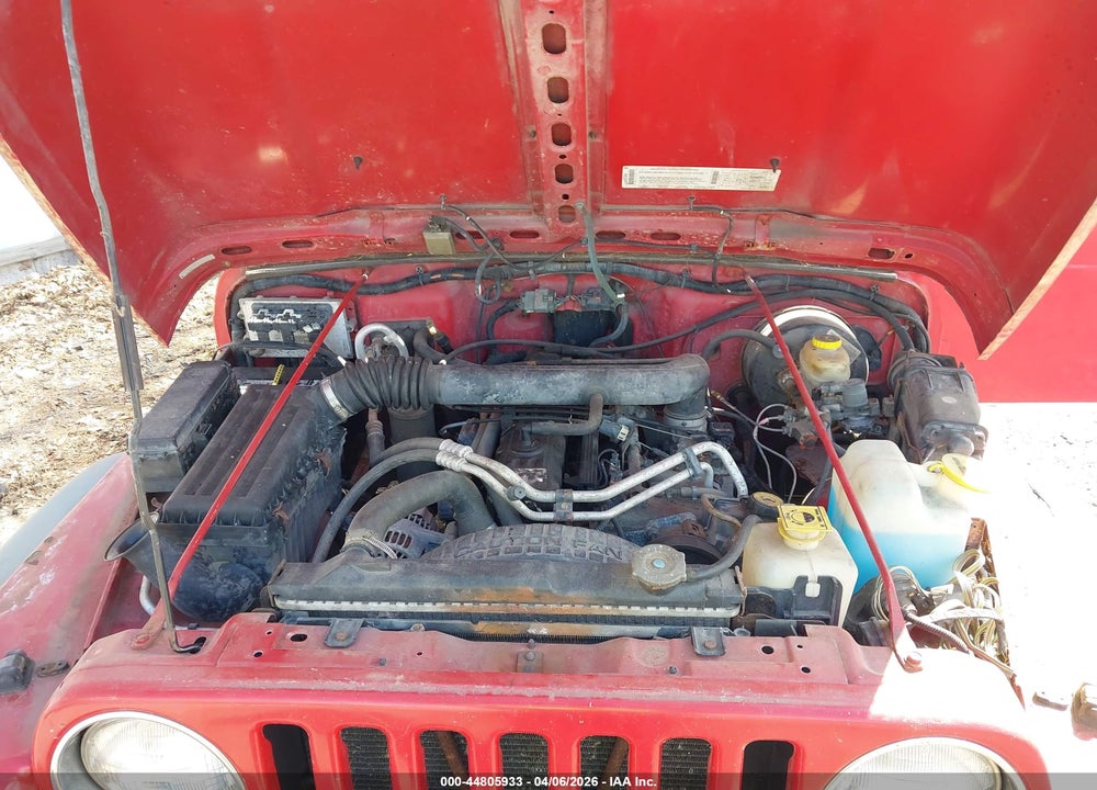 2000 JEEP WRANGLER SPORT VIN: 1J4FA49S0YP711665