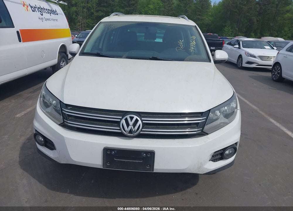 2015 VOLKSWAGEN TIGUAN SE VIN: WVGBV7AX6FW580077