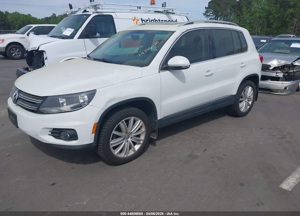 2015 VOLKSWAGEN TIGUAN SE VIN: WVGBV7AX6FW580077