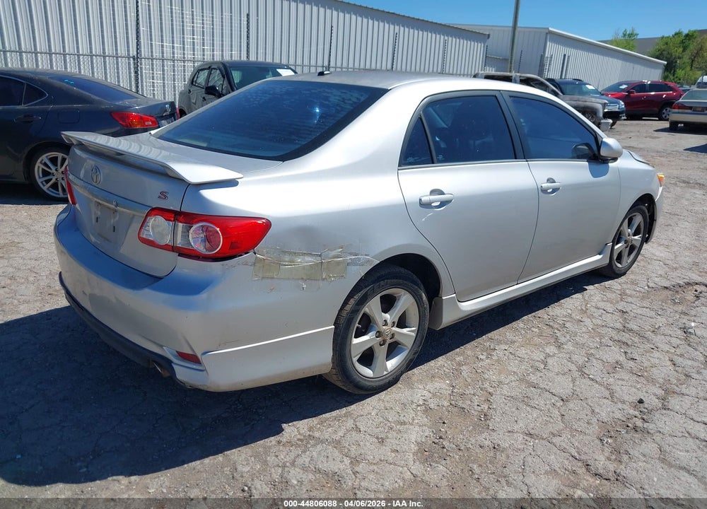 2011 TOYOTA COROLLA S VIN: 2T1BU4EE0BC619229