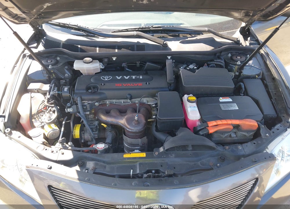 2008 TOYOTA CAMRY HYBR VIN: JTNBB46K183048762