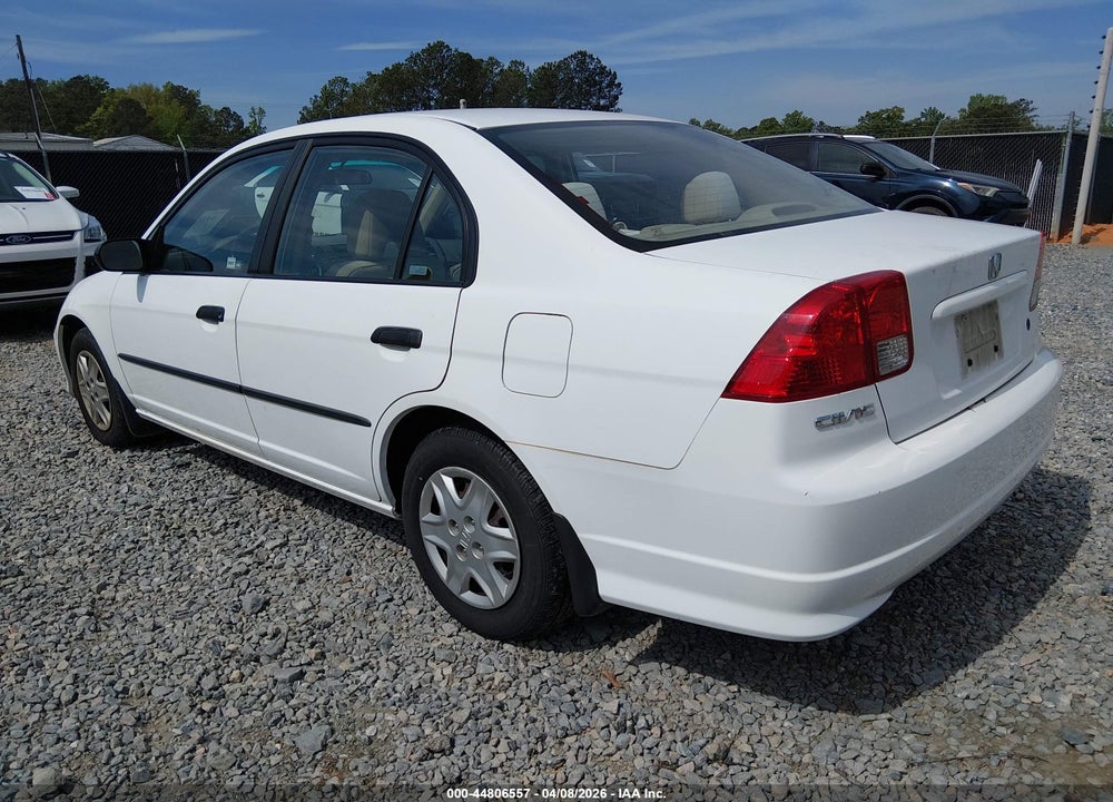 2005 HONDA CIVIC VP VIN: 2HGES16375H577054