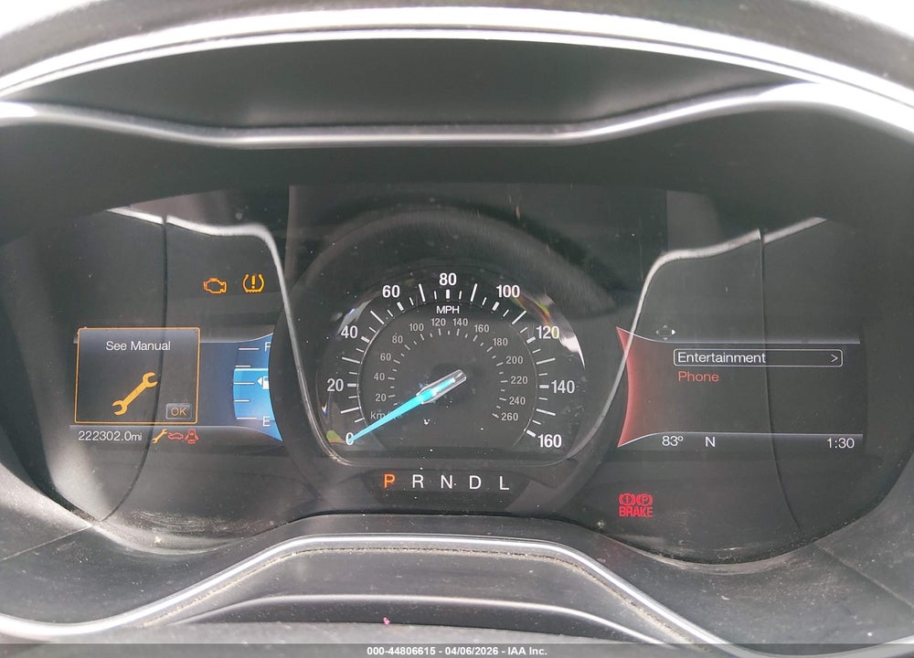 2017 FORD FUSION SE VIN: 3FA6P0H77HR163754