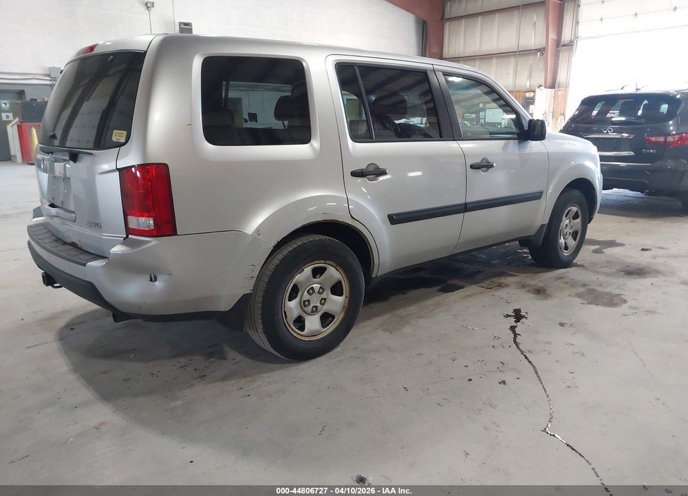 2010 HONDA PILOT LX VIN: 5FNYF4H23AB008059