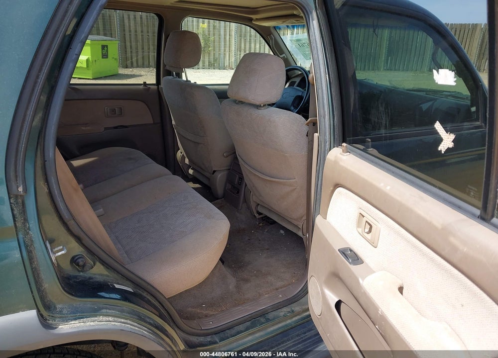 1999 TOYOTA 4RUNNER SR5 V6 VIN: JT3HN86R9X0246018