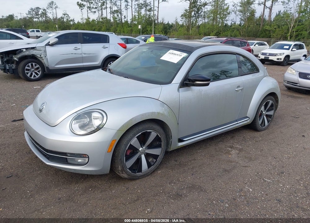 2013 VOLKSWAGEN BEETLE TURBO VIN: 3VWV67AT2DM645304