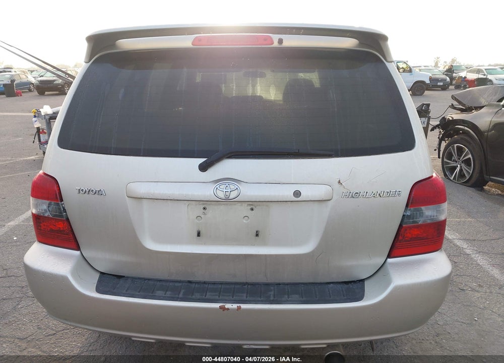 2003 TOYOTA HIGHLANDER VIN: JTEGD21A230049173