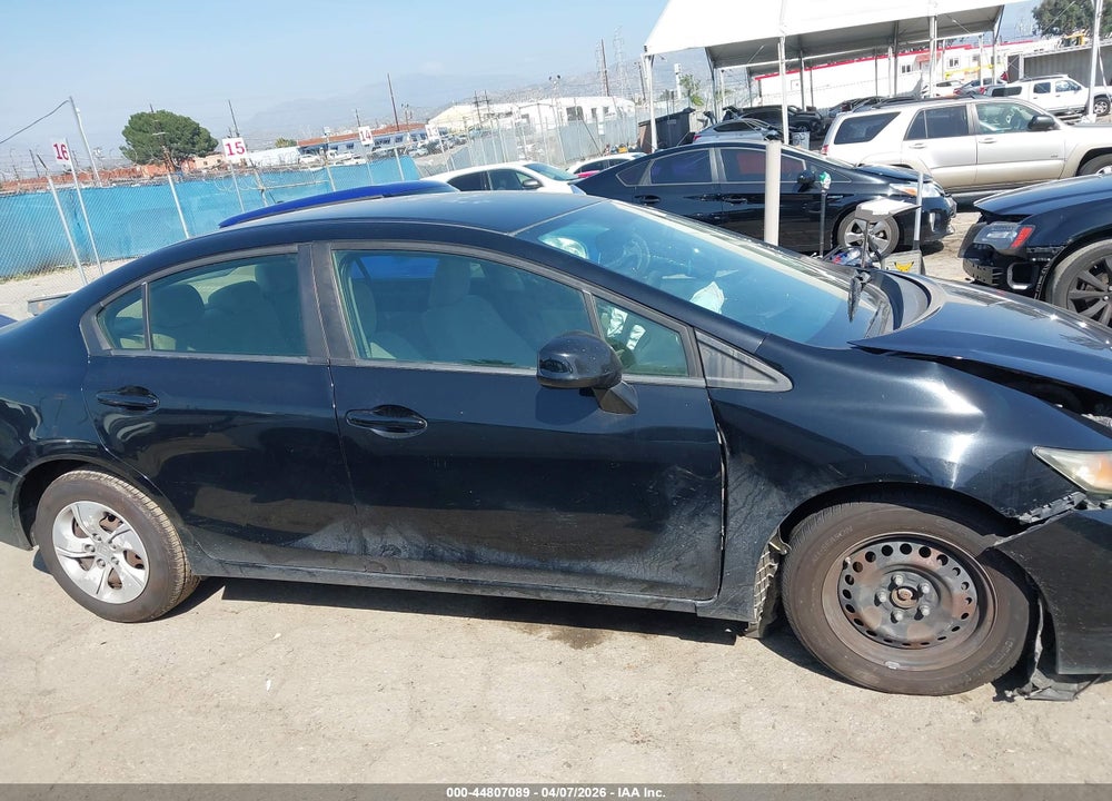 2013 HONDA CIVIC LX VIN: 19XFB2F5XDE031417