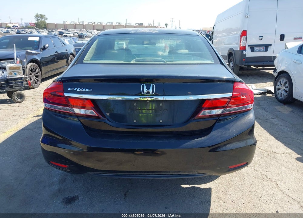 2013 HONDA CIVIC LX VIN: 19XFB2F5XDE031417