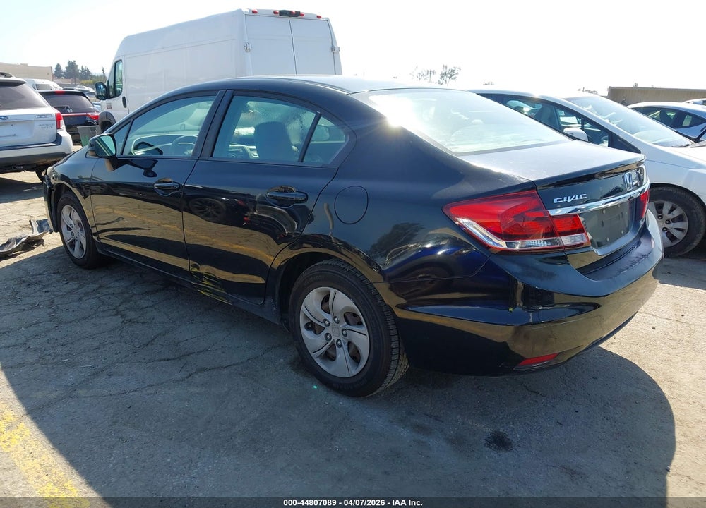 2013 HONDA CIVIC LX VIN: 19XFB2F5XDE031417