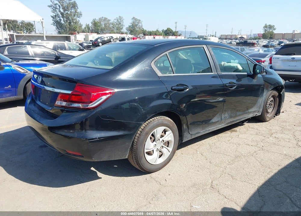 2013 HONDA CIVIC LX VIN: 19XFB2F5XDE031417