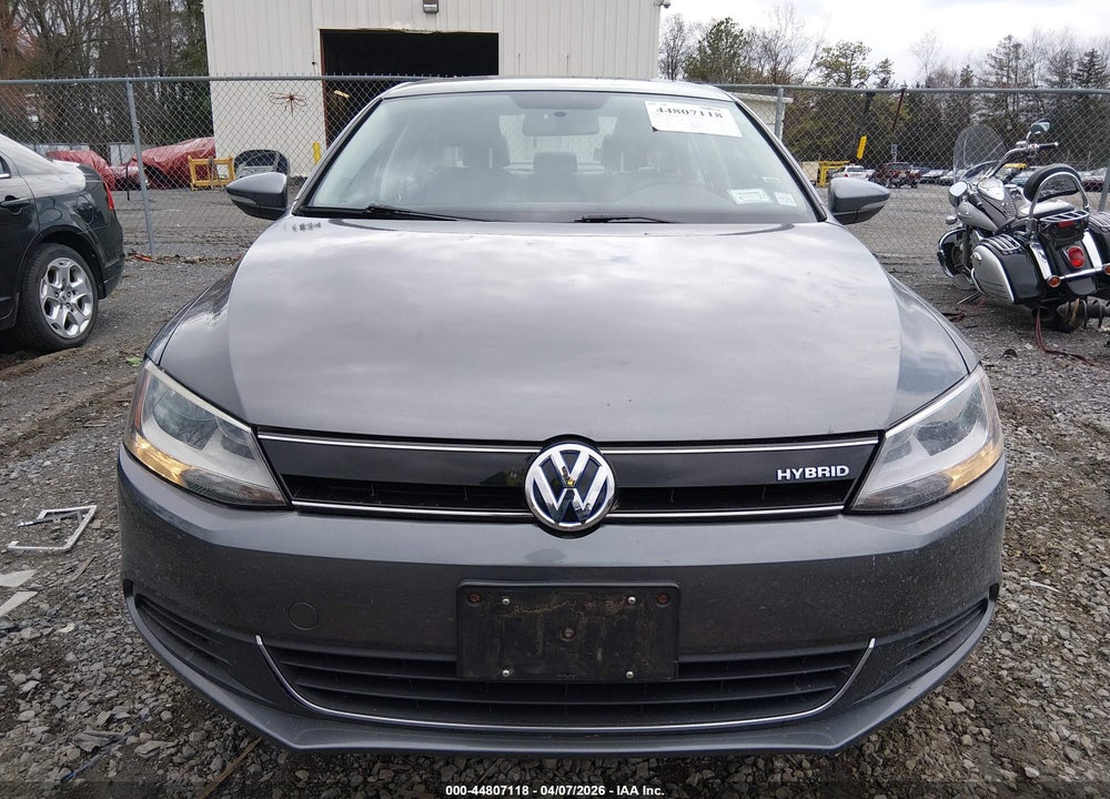 2014 VOLKSWAGEN JETTA HYBRID SEL VIN: 3VW637AJ8EM210672