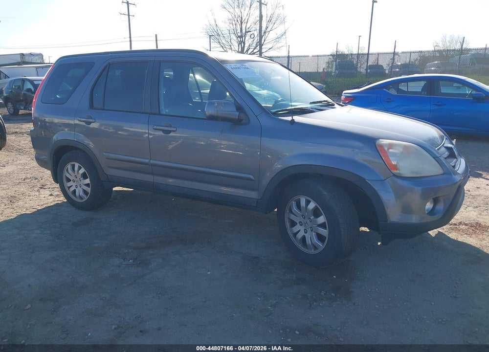 2006 HONDA CR-V SE VIN: SHSRD78916U421302